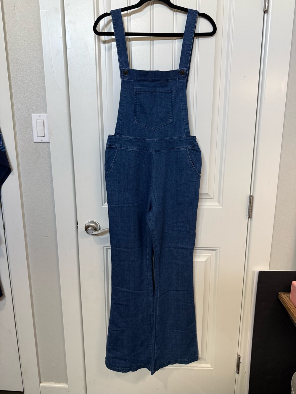 MEBON by Machine Jeans , Women’s Denim Overalls Jeans Blue Flared Size Large